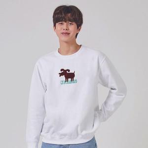 [BZF7K39J_49]해피 강아지 happy dog 후드티 가족티
