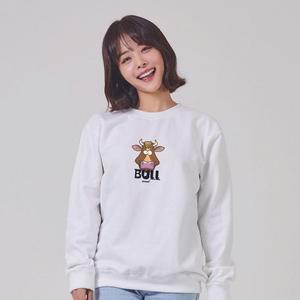 [BZF7K358_49]황소 Bull 소 cow 동물 후드티 가족티