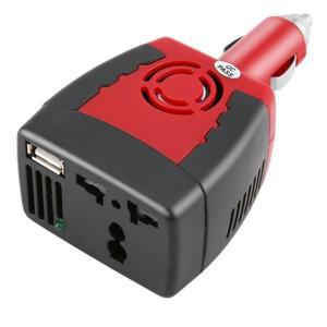 차량용 인버터, 150W, 12V DC에서 220V, 110V AC 담배 라이터 전원 공급 장치 어댑터, 0.5/2.1A USB 충전기