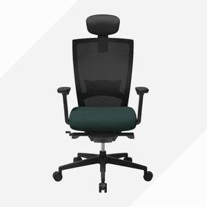 시디즈 T50 블랙쉘 메쉬의자 HLDA 딥그린