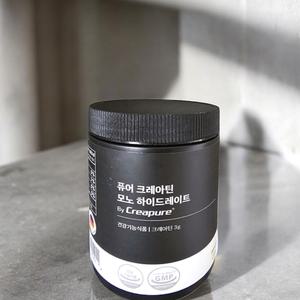 잠백이 퓨어 크레아틴 단백질보충제 모노 하이드레이트 300g 1개 (100회분)