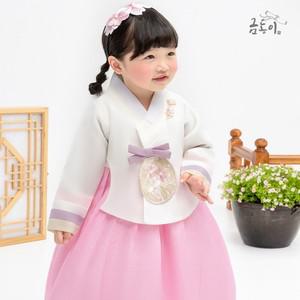 [한복]AW185 여분홍사색동 아동한복 여아한복