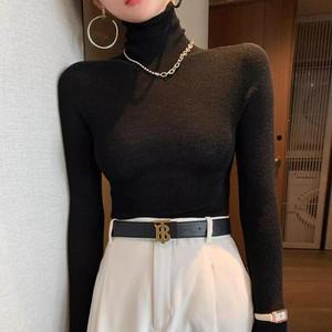 [오노마] ONM F007434_모던데일리 하이넥 폴라니트 스웨터