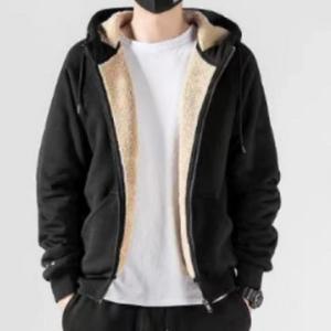 남자 FW 보온 양털 여자 덤블 후드집업