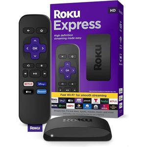 로쿠 Roku 익스프레스 표준 리모컨 스트리밍 장치