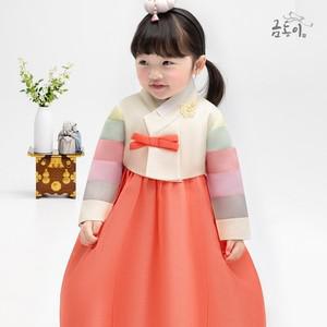 [한복]AW170 여코랄리본 아동한복 여아한복