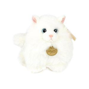 미요니 시팅캣 화이트 17cm 고양이 리얼 인형