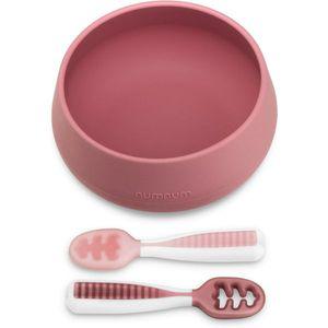 NumNum 석션 볼 키즈용 프리 스푼 GOO텐실 셀프 세트 | (1단계 2단계) 100 식품 등급 실리콘 BPA 강력한 흡