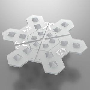 스노우 보드 왁싱 왁스 스키 다리미 XCMAN 스노우보드 클리어 스파이크 스톰프 패드 미끄럼 방지 3M 접착제