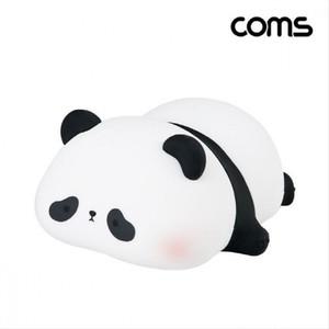 Coms 판다 무드등 실리콘 수유등 조명 배터리 JA282