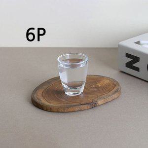 갤러리아 유리 소주잔 40ml 6P 술잔 소주컵