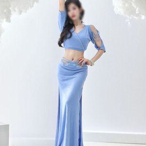 벨리댄스 공연의상 댄스복 여성 랩스커트 라틴 연습복