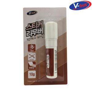브이텍 VT-022 펜타입 스티커 제거 리무버 10g 풀 접착 접착제 본드 순간 강력
