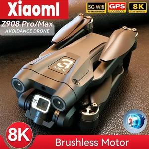 Z908 프로 맥스 미니 드론 8K 전문 카메라 장애물 회피 헬리콥터 리모컨 쿼드콥터 샤오미 RC 완구 신제품