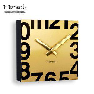 [포커시스](신세계 사우스시티)[Momenti]골드 사각 벽시계_19cm MMT-T04_GOLD