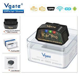 자동차진단기 스캐너 Vgate iCar Pro 자동차 진단 안드로이드 IOS 와이파이 블루투스 40 ODB2 스캐너용 elm