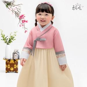[한복]AW154 여분홍꽃소매 아동한복 여아한복