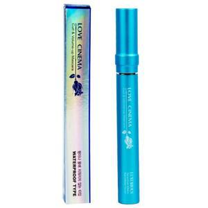 러브시네마 컬 앤 볼륨 업 마스카라 7ml 흑색-블루  AQ-291