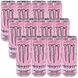 몬스터 에너지 울트라 스트로베리 드림즈 355ml x 12캔 / 제로슈거