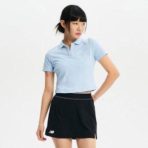 [뉴발란스]반팔티 EQS NBNFE2W502-51 WOMEN 싱글메쉬 세미크롭 오픈카라 반팔티(SLIM FIT)