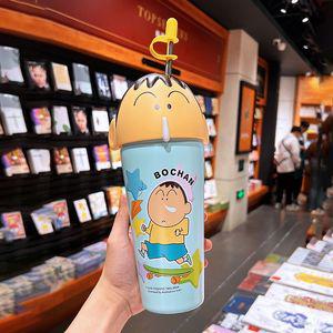 짱구 텀블러 빨대 맹구 부리부리대마왕 보냉 스텐 대용량 컵 304 500ml 캐릭터 굿즈