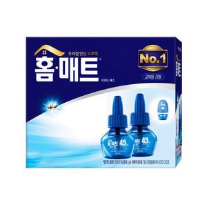 홈매트 리퀴드 에스 무향 리필 45일 29ml 2개