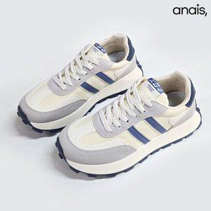[아나이스] 스웨이드 콤비 스니커즈 4cm_25S178 [무료배송]