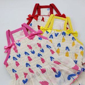 코코아허니 70FD 튤립리본원피스애견옷 예쁜강아지 여름 의류 반려동물용품