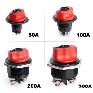 투야 스마트봇DC 12V 50A 100A 자동차 랠리 배터리 스위치 단로기 전원 절연체 트럭 오토바이 보트 용 키트