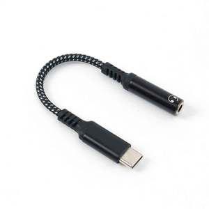 TK (10개) USB-C타입 to 3.5mm 이어폰 변환 젠더 블랙
