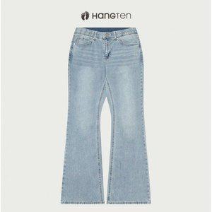 [행텐/HANGTEN] 여성 히든밴딩 코인포켓 부츠컷 데님팬츠 10520-155-402-10