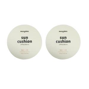 몽디에스 아기 유아 초등학생 키즈 백탁없는 선쿠션SPF43 PA+++ 12g, 2개