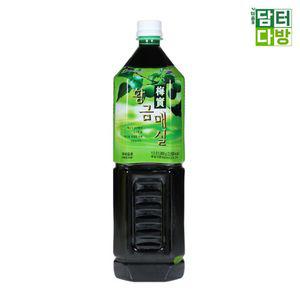 청솔 황금매실 1.5L과즙 과음료 음료수 액기스 맛수 달콤한 매실차 주스 상큼한주스