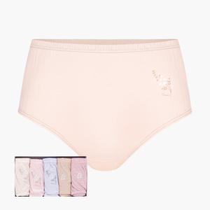 WCP9095 BYC 순면 부인용 여성 맥시 삼각 요일 팬티 5매 세트