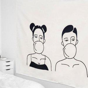 그림가림막 귀여운 풍선껌포스터 L (WFHVGRI)