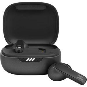 JBL Live Pro TWS 2: 40시간 재생 시간, 진정한 적응형 소음 제거, 스마트 앰비언트 빔포밍 마이크(검은색)
