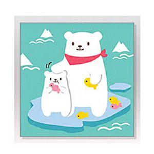 고품질 DIY 그리기 페인팅 북극곰 친구 20X20 색칠 유화페인팅 취미생활 실내놀이 (WFHVYGQ)