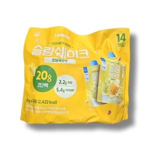 랩노쉬 쉐이크 초당옥수수 45g x 14개입 식사대용 단백질쉐이크