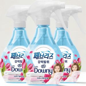 페브리즈 섬유탈취제 강력탈취 다우니 에이프릴향 370ml 3개 섬유향수 패브리지