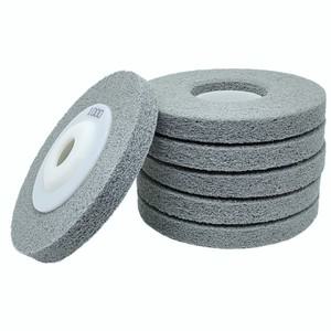 1PC 4 인치 100mm 나일론 섬유 연마 휠 앵글 그라인더 화강암 대리석 타일 그릿 80-1000 용 샌딩 디스크