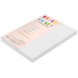 종이문화 레인보우카드 두꺼운 양면카드지 205g A5 No.30 스노우화이트 90매