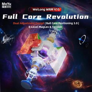 Moyu Weilong WRM V10 20M 자체부상 볼 코어 UV 3X3 매직 스피드 큐브 Fidget Toys Cubo Magico 퍼즐