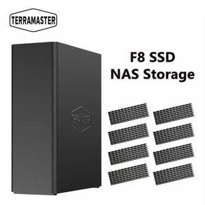 TERRAMASTER F8 SSD NAS 스토리지 8베이 8GB RAM 모든 N95 쿼드코어 CPU 손바닥 크기의 강력한 네트워크 연