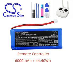DJI용 조종기 배터리 1650120 GL300C 인스파이어 1 2 팬텀 3 어드밴스 4 프로 6000mAh 블루 7.40V