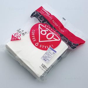 하리오 커피 필터 VCF-02-100W (1~4잔용) 100매