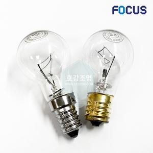 별표 포커스 백열램프 미니크립톤 60W E14 E17