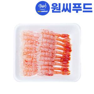 원씨푸드 단새우 새우회 4gX20미 80g 손질 횟감 초밥용 아마에비 홍새우 북쪽분홍새우