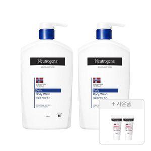 뉴트로지나 데일리 바디 워시, 950ml, 2개 + 증정(시카 리페어 에멀젼, 15ml, 2개)