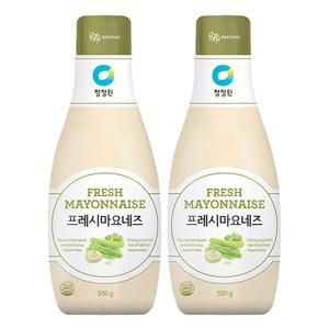 [소비기한 임박] 청정원 프레시 마요네즈, 500g, 2개