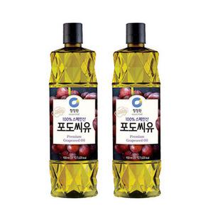 청정원 포도씨유 900ml x 2개